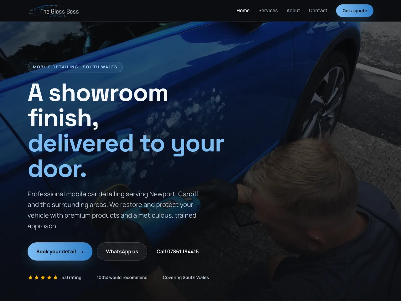 The Gloss Boss Car Care - Mobile deep cleans, paint correction and ceramic coatings across Newport and Cardiff