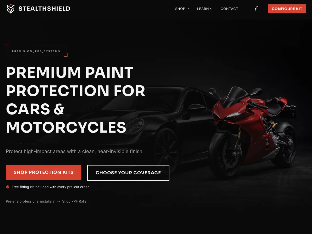 StealthShield PPF - E-commerce