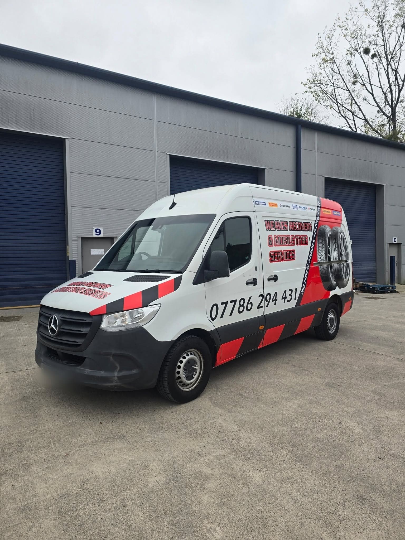 Weaves van graphics fitted by the studio